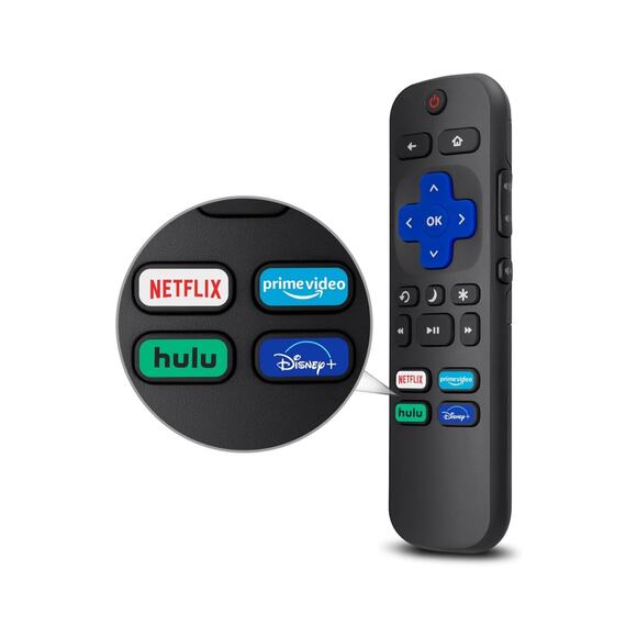 Replacement Remote Control Only For Roku TV. NEW - Picture 1 of 5